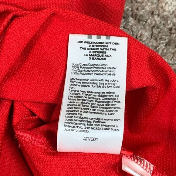 Adidas Mens Rutgers Scarlet Raiders Climalite Short Sleeve Golf Polo Red XL‎ - Picture 9 of 11